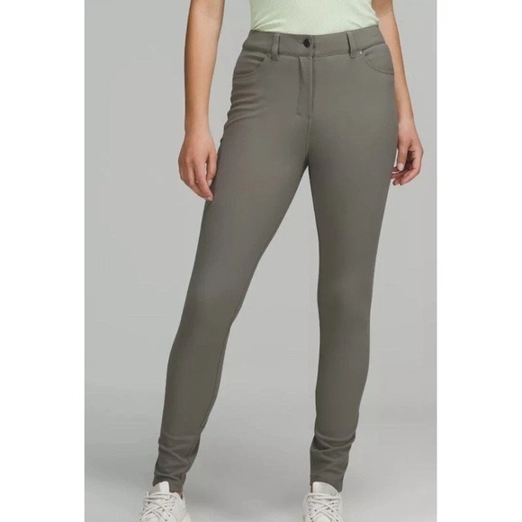 lululemon athletica Pants - Women's Lululemon City Sleek 5 Pocket 7/8 Pant LW5EJ8S Sz 24 Olive